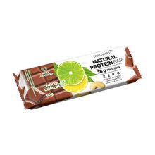 Natural protein bar chocolate c/ limão 60g - Pura Vida