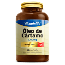 Óleo de Cártamo Vitaminlife 1000mg com 120 cápsulas