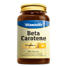 Beta Caroteno 6000UI 60caps - Vitaminlife