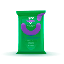 Free Wipes Lenços Antissépticos 20 lenços - Freecô