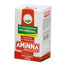 Mix para Pão Integral Sem Glúten 350g - Aminna