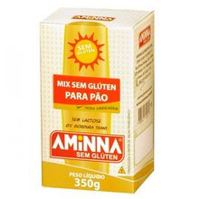 Mix para Pão Sem Glúten 350g - Aminna
