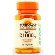 Vitamina C Sundown 1000mg com 30 comprimidos