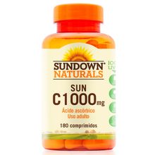 Vitamina C Sundown 1000mg com 180 comprimidos