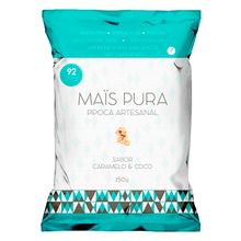 Pipoca Artesanal Caramelo e Coco Maïs Pura 150g