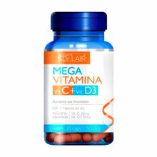 Mega Vitamina C + D3 500mg 30caps - Upnutri