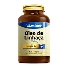 Óleo de Linhaça 1000mg 100caps - Vitaminlife