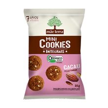 Cookies Orgânico Cacau e Castanhas 25g - Mãe Terra