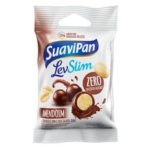 Amendoim drageado coberto com chocolate zero 40g - Suavipan