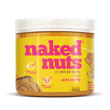 Pasta de Mix de Nuts com Leite em Pó Naked Nuts 450g