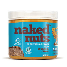 Pasta de Castanha de Caju com Cookies & Cream Naked Nuts 450g