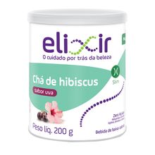 Chá Hibisco Solúvel Uva Elixir 200g