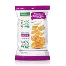 Chips de Batata Doce com Sal Mundo Verde Seleção 40g