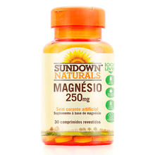 Magnésio Sundown 250mg com 30 comprimidos