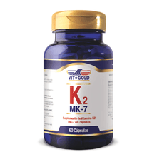Vitamina K2 Vit Gold 100mcg  com 60 cápsulas