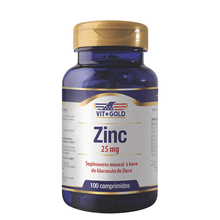 Zinco Vitgold 25mg com 100 comprimidos