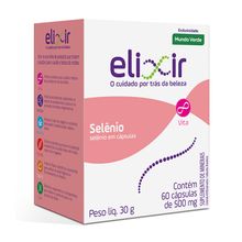 Selênio Elixir 500mg com 60 cápsulas