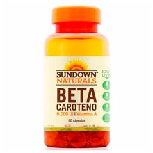 Betacaroteno 6000UI Sundown 90 cápsulas