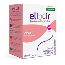 Zinco Elixir 450mg com 90 cápsulas