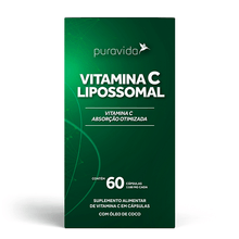 Vitamina C Lipossomal Pura Vida 1100mg com 60 cápsulas