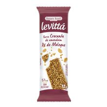 Levitta Crocante de Gergelim Pé de Moleque Banana Brasil 12g