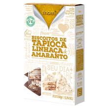 Biscoito de Tapioca com Linhaça Dourada e Amaranto Fhom 50g