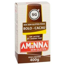 Mix para Bolo Sem Glúten Chocolate 400g - Aminna