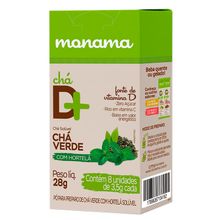 Chá D+ Verde com Hortelã 28g - Monama