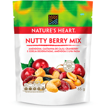 Snack Nutty Berry Mix Natures Heart 65g