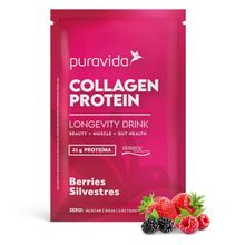 Collagen Protein Berries Silv Puravida 40g