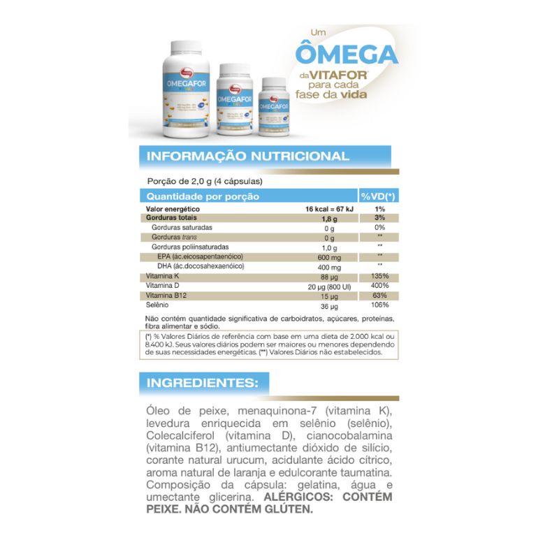 Informações nutricionais
