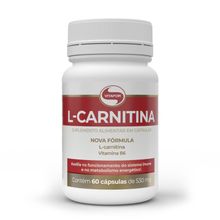 L Carnitina Vitamina B6 Vitafor 530mg 60caps