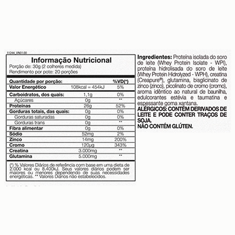Informações nutricionais