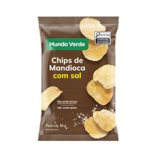 Chips de Mandioca com Sal Mundo Verde Mundo Verde 40g