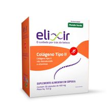 Colágeno Tipo II Mundo Verde Elixir 30 cápsulas