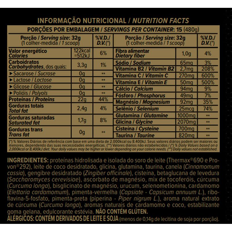 Immuno Golden Whey Pro Glutath 32g - Essential Nutrition - Mundo Verde