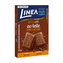 Chocolate ao Leite Zero Lactose 30g - Linea