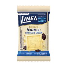 Mini Chocolate Branco Cookies Cream 13g - Linea