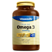 Ômega 3 Vitaminlife 1000mg com 120 cápsulas