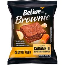 Brownie Caramelo com Castanha do Pará 40g - Belive