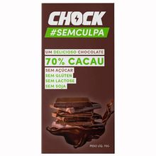 Chocolate 70% Cacau 75g - Chock