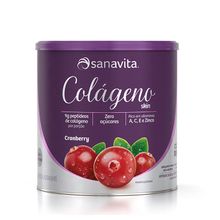 Colágeno Skin Cranberry 300g - Sanavita