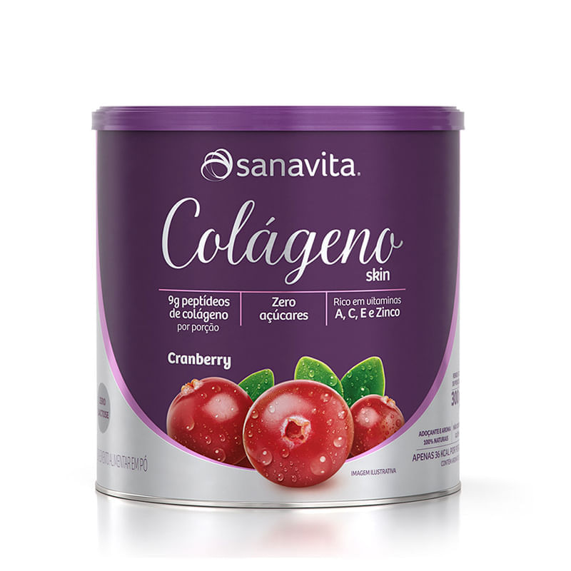 Colageno-Skin-Cranberry-300g---Sanavita_0