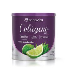 Colágeno Skin Limão e Clorofila 300g - Sanavita
