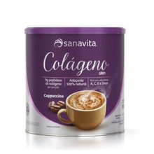 Colágeno Skin Cappuccino 300g - Sanavita