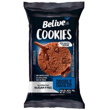 Cookie Sem Glúten Double Chocolate 34g - Belive