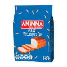 FSG Mistura para pão sem glúten 300g - Aminna