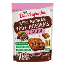 Mini Barras 100% Integral Cacau 35g - Da Magrinha