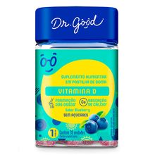 Vitamina D Blueberry 30gomas - Dr Good