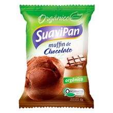 Muffin Orgânico Chocolate 40g - Suavipan